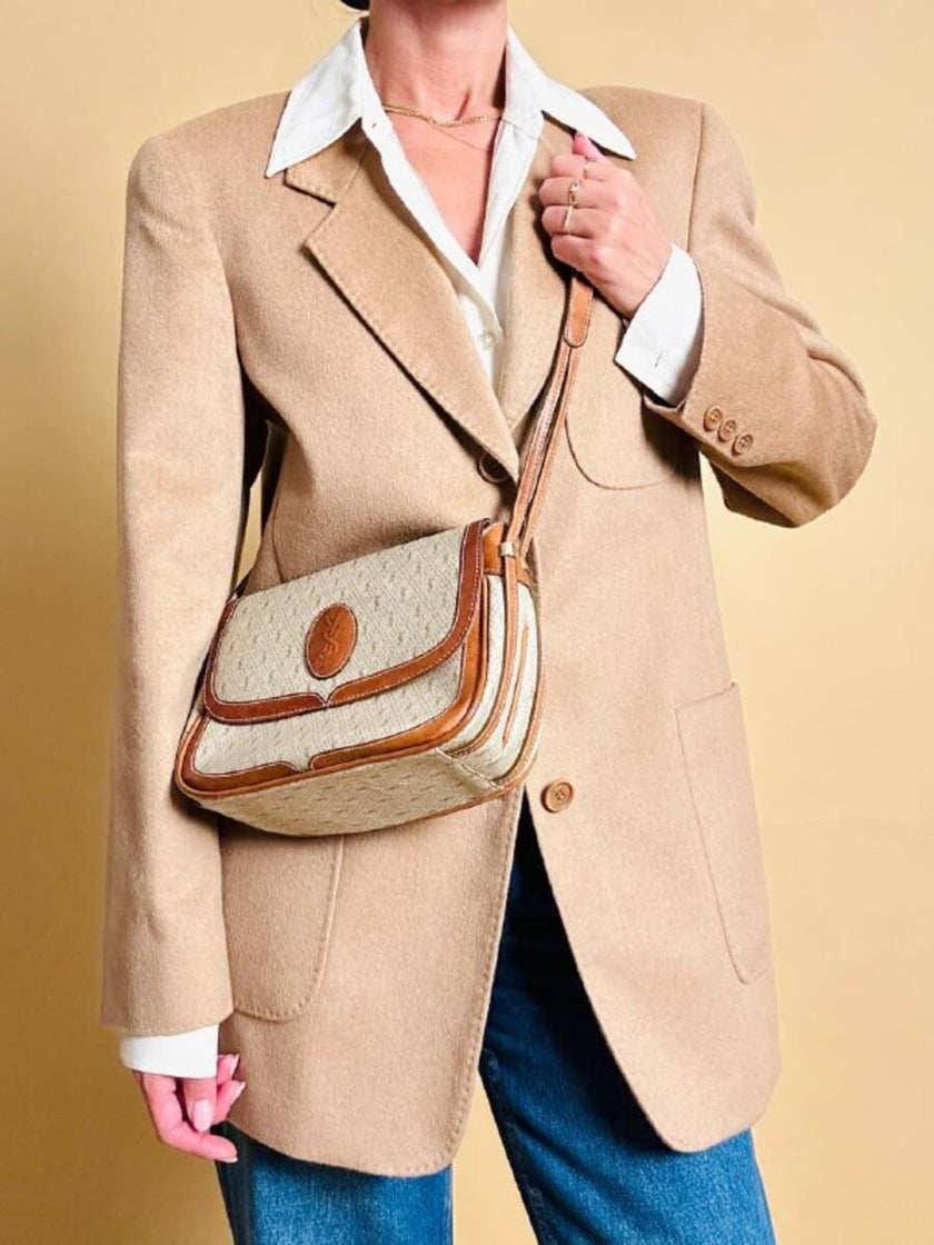 Blazer in pregiato cammello 