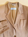 Blazer in pregiato cammello 