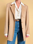 Blazer in pregiato cammello 
