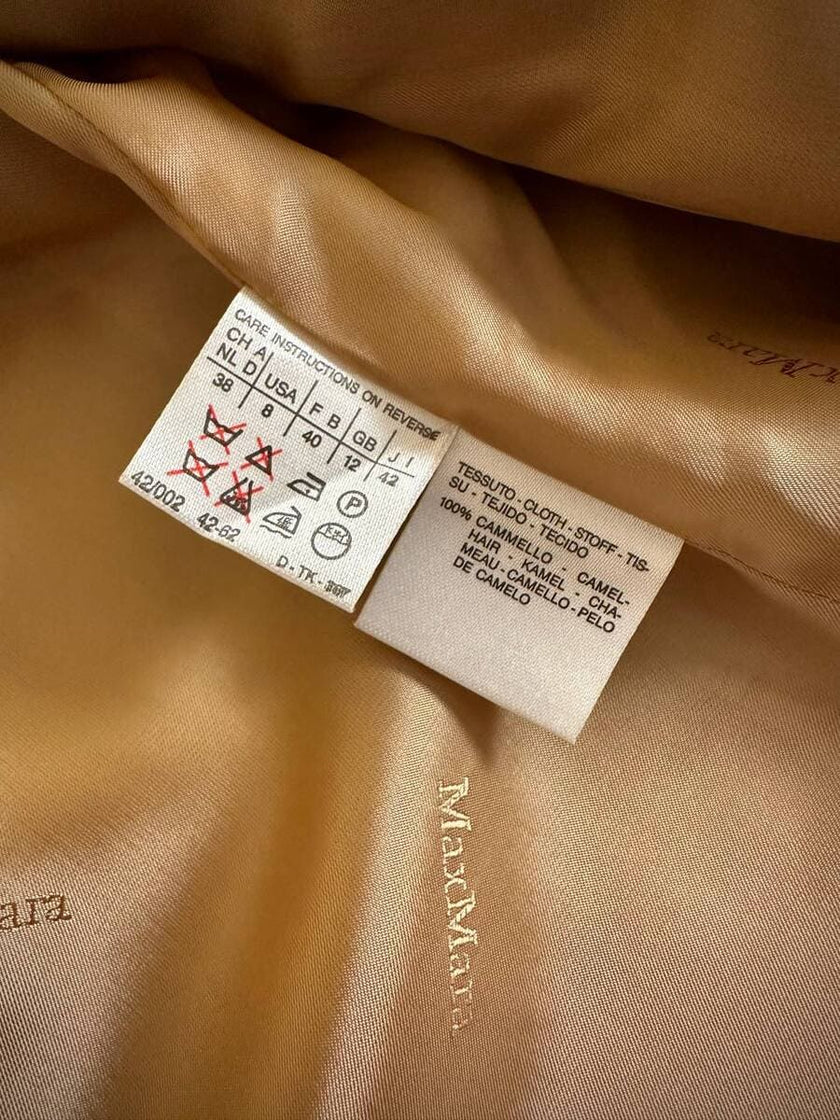 Blazer in pregiato cammello 