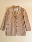 Blazer in pregiato cammello 