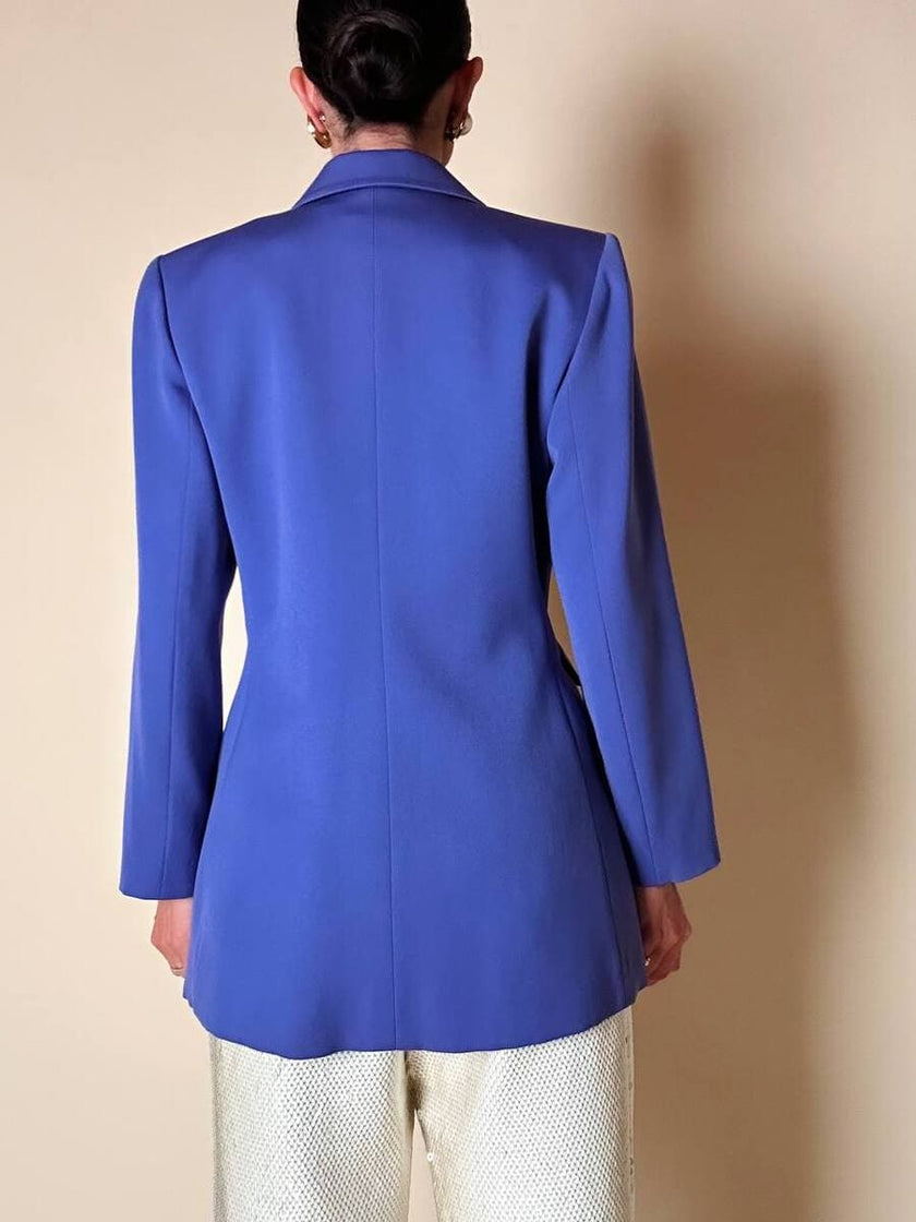Blazer blu pervinca 