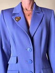 Blazer blu pervinca 