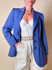 Blazer blu pervinca 