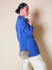 Blazer blu pervinca 