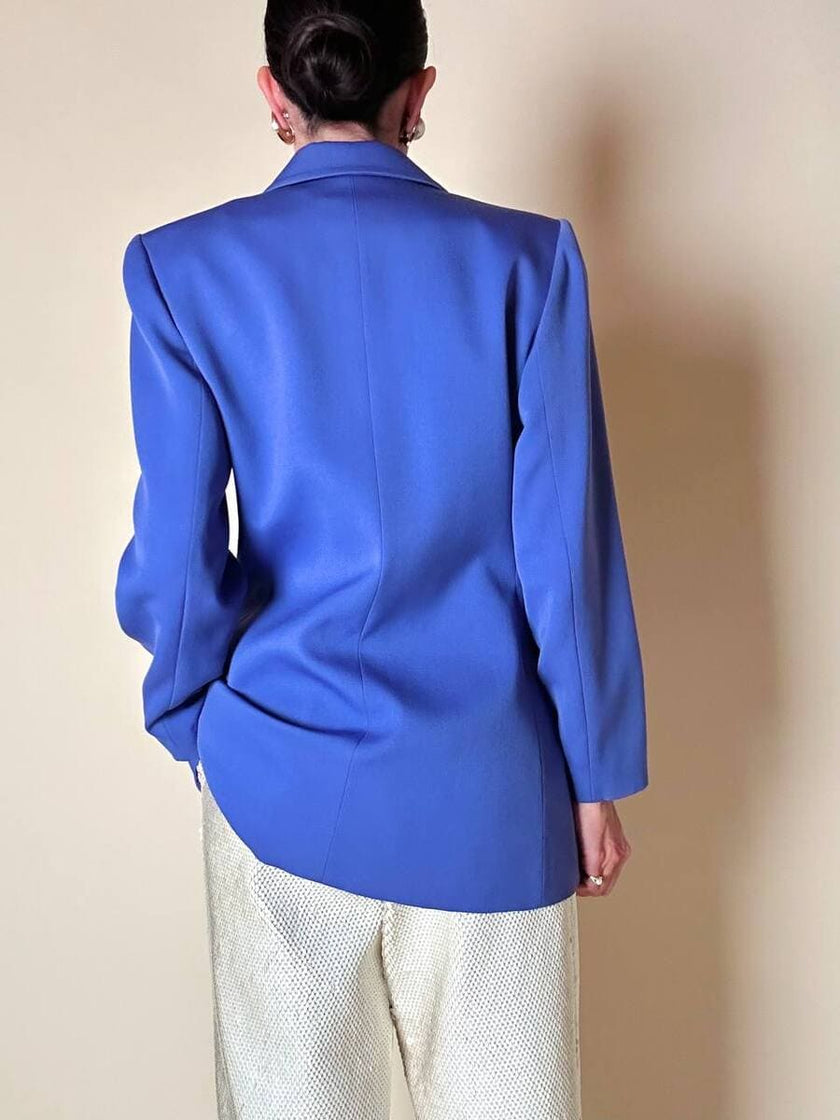 Blazer blu pervinca 