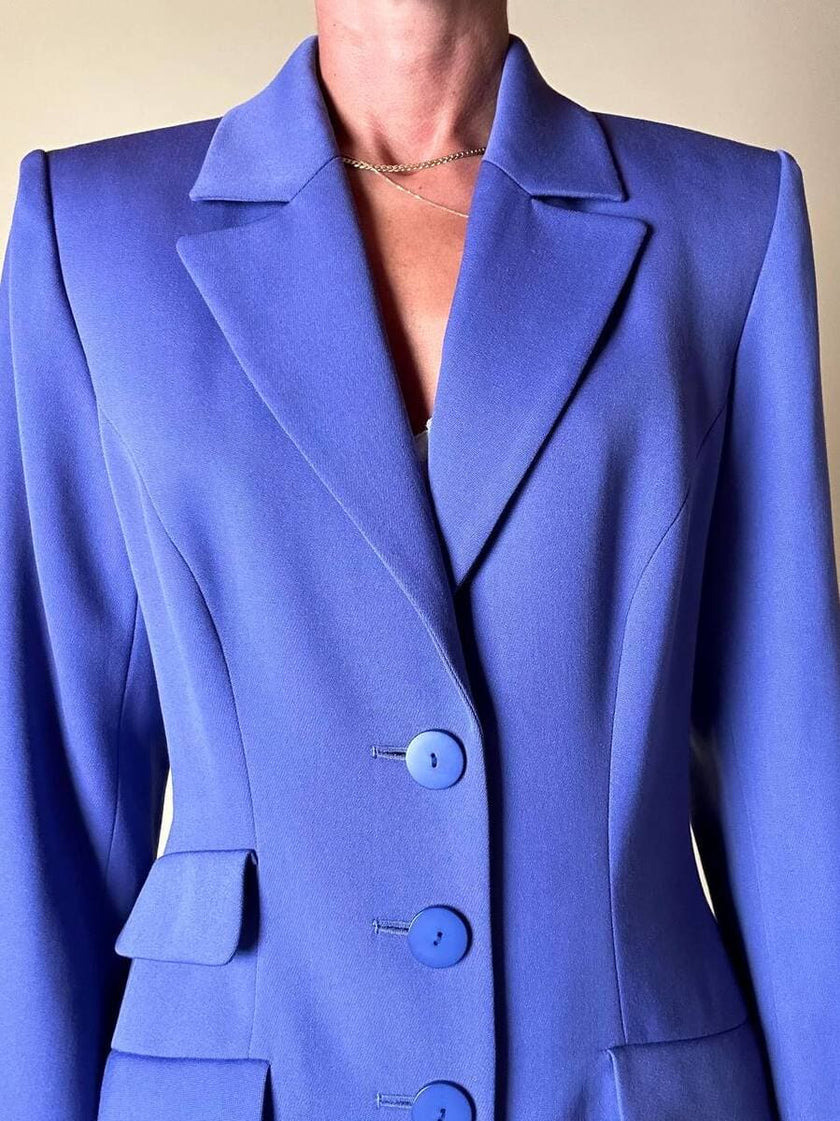 Blazer blu pervinca 