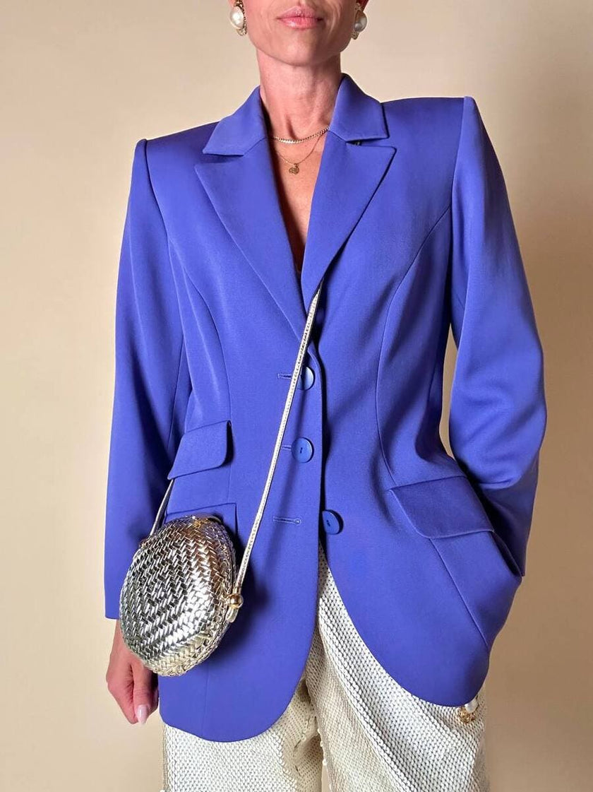 Blazer blu pervinca 
