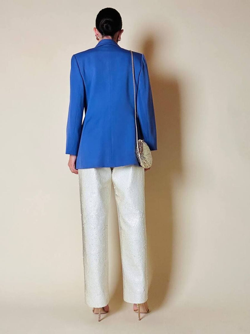 Blazer blu pervinca 