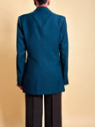 Blazer in lana verde petrolio “Lebole Giovane Jet 20”