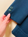 Blazer in lana verde petrolio “Lebole Giovane Jet 20”