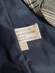 Blazer oversize fantasia tartan “Aubergine”