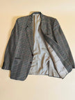 Blazer Yves Saint Laurent in lana fantasia pied de poule multicolor