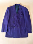 Blazer oversize in lana mélange viola “Gianandrea Cataneo”