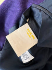 Blazer oversize in lana mélange viola “Gianandrea Cataneo”