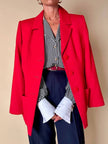 Blazer rosso “Yves Saint Laurent Variation”