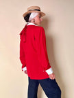 Blazer rosso “Yves Saint Laurent Variation”