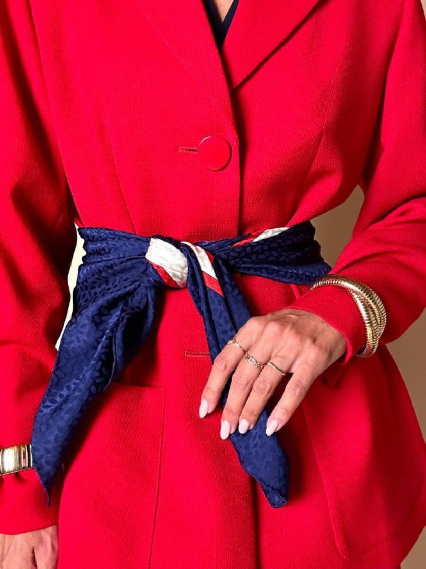 Blazer rosso “Yves Saint Laurent Variation”