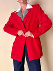 Blazer rosso “Yves Saint Laurent Variation”