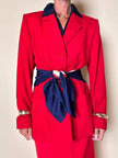 Blazer rosso “Yves Saint Laurent Variation”