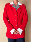 Blazer rosso “Yves Saint Laurent Variation”