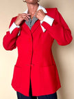 Blazer rosso “Yves Saint Laurent Variation”