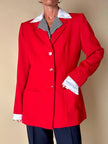 Blazer rosso “Yves Saint Laurent Variation”