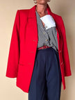 Blazer rosso “Yves Saint Laurent Variation”