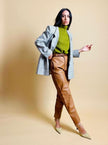 Blazer principe di Galles in lana e seta Mariella Burani