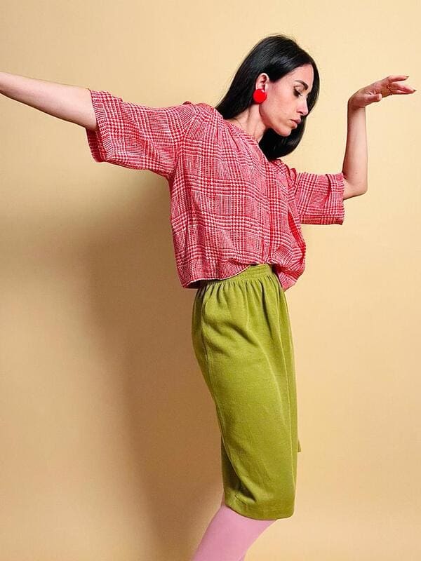 Blusa Principe di Galles Valentino