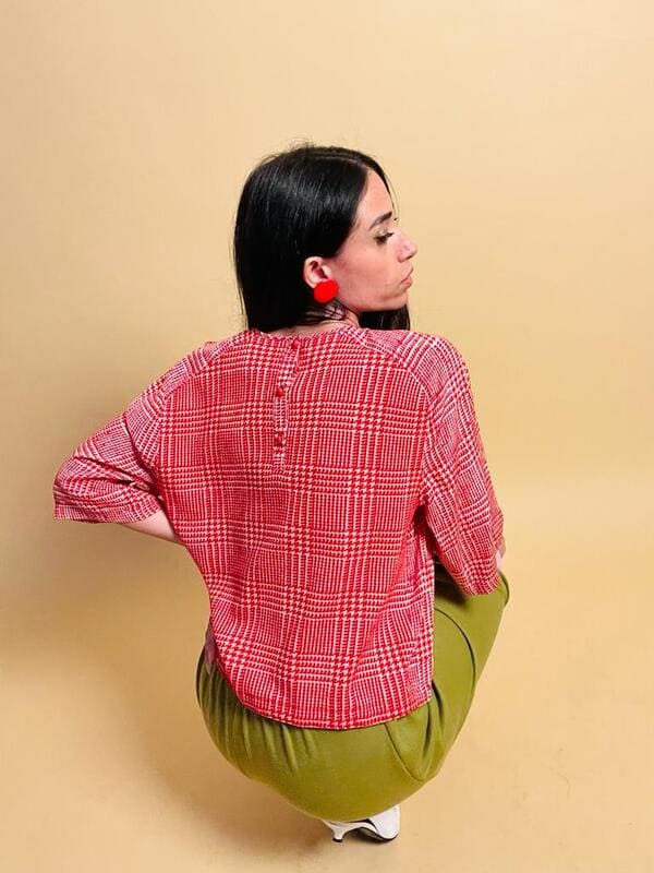 Blusa Principe di Galles Valentino