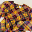 Blusa in pura seta fantasia check Yves Saint Laurent Variation