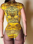 Body fantasia barocca/leopardata “Istante” by Versace