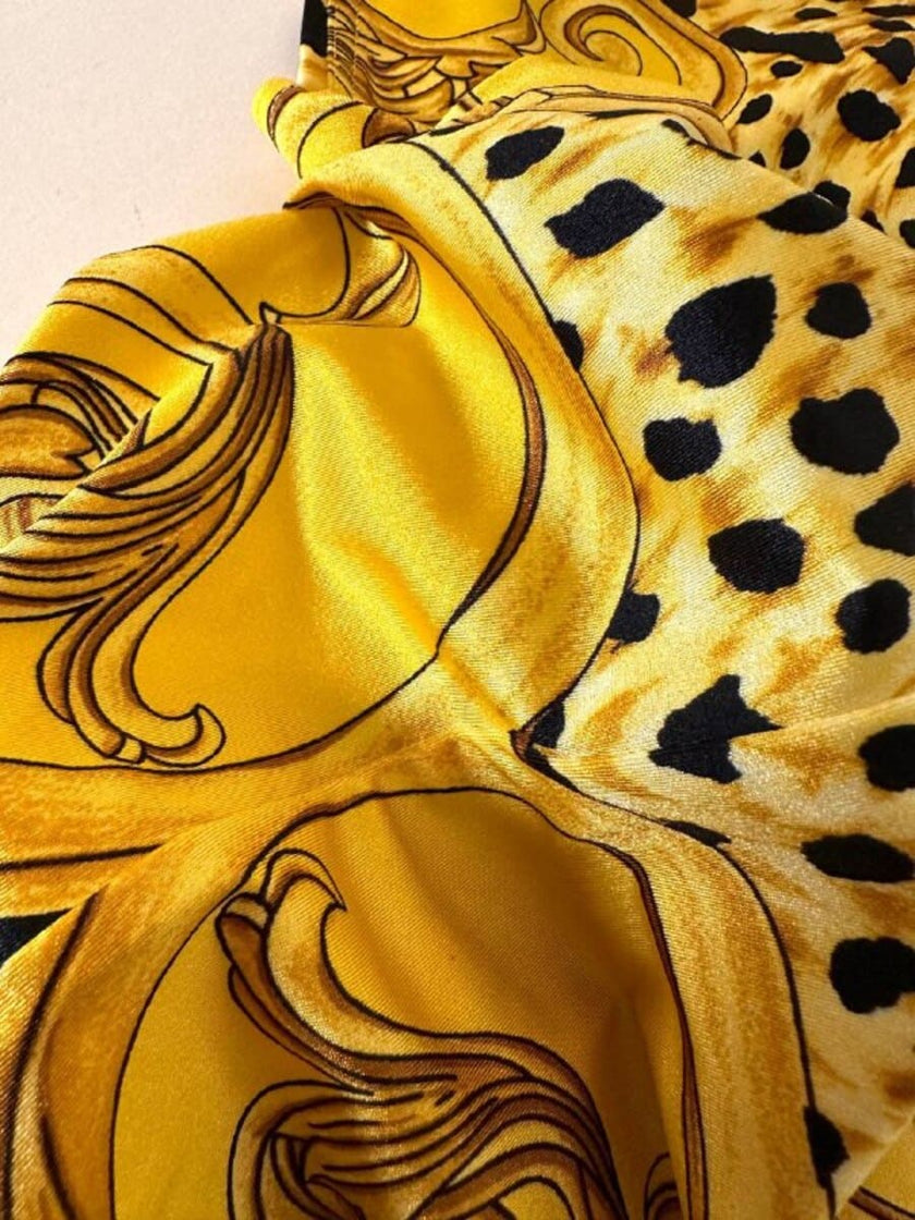 Body fantasia barocca/leopardata “Istante” by Versace
