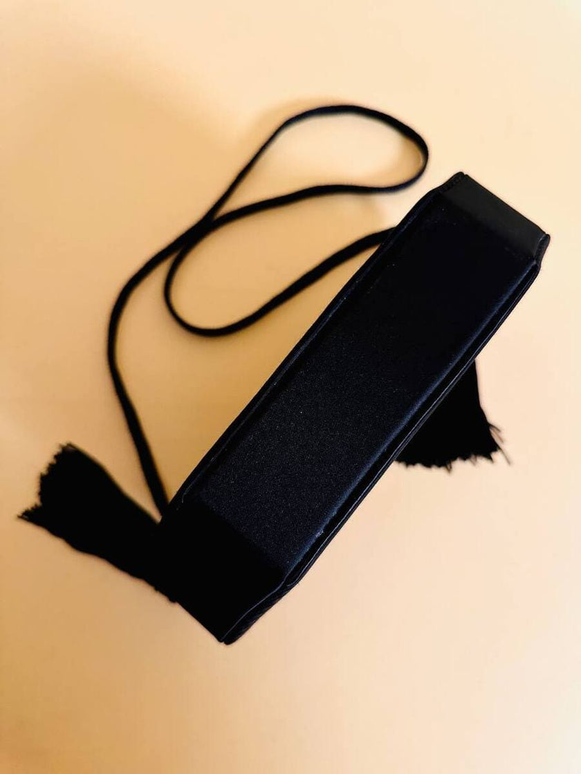 Borsa ottagonale in raso e tessuto canneté “Lanvin”