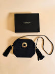 Borsa ottagonale in raso e tessuto canneté “Lanvin”