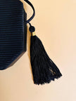 Borsa ottagonale in raso e tessuto canneté “Lanvin”