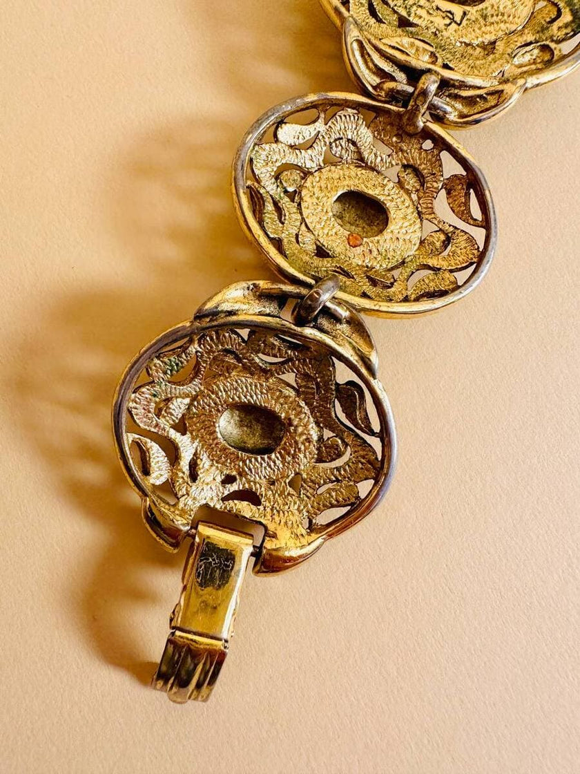 Bracciale in stile barocco “Yves Saint Laurent Rive Gauche”