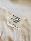 Bustier in tessuto canneté bianco a righe nere “Lanvin”