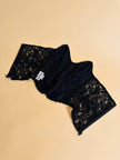 Bustier in pizzo nero con ricamo in paillettes “Ritmo by La Perla”