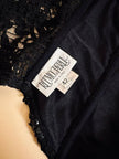 Bustier in pizzo nero con ricamo in paillettes “Ritmo by La Perla”