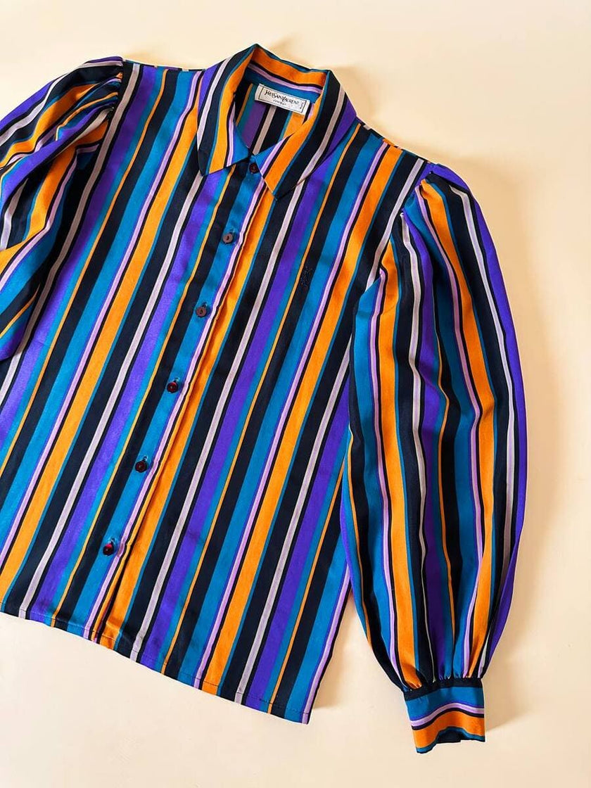 Camicia a righe multicolor “Yves Saint Laurent”