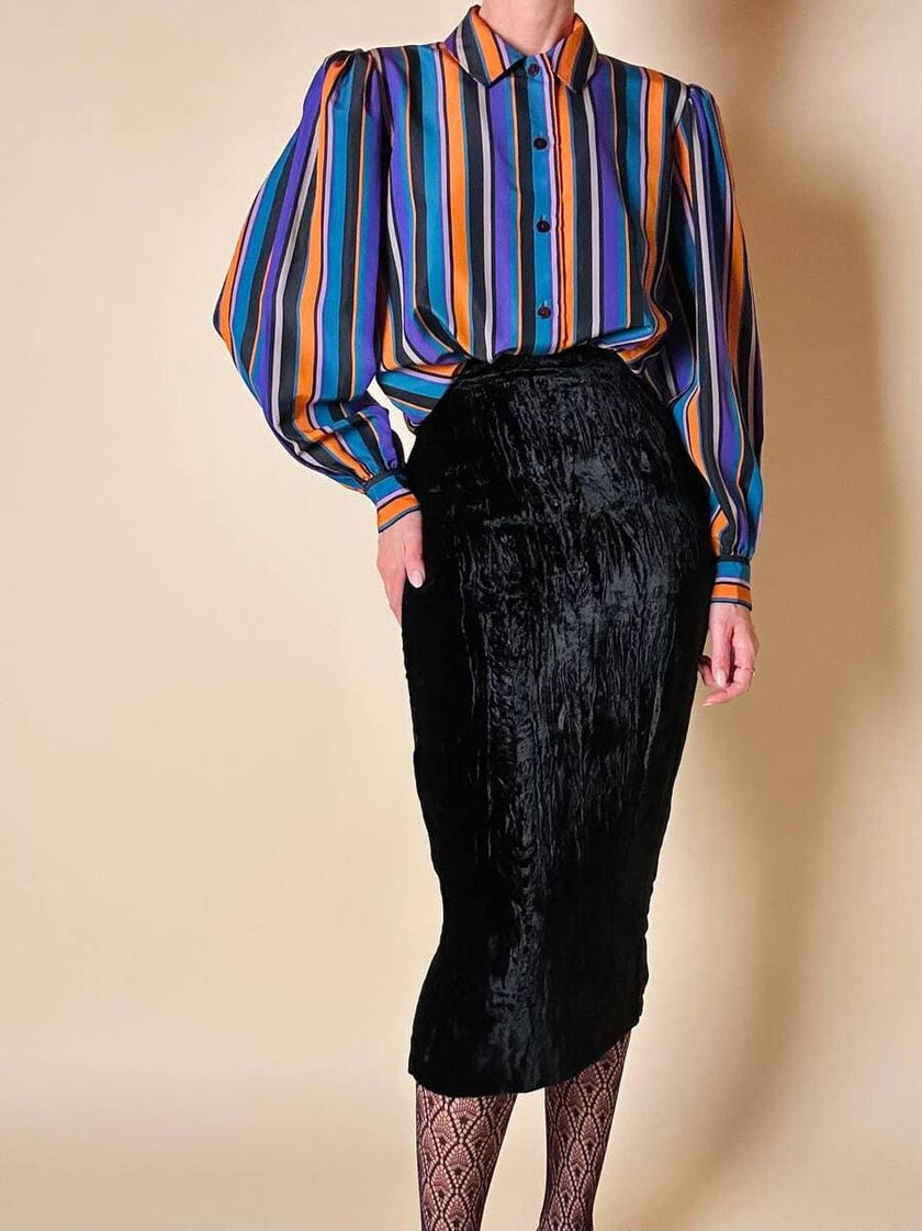 Camicia a righe multicolor “Yves Saint Laurent”