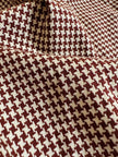Camicia in cotone Jacquard fantasia pied de poule