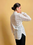 Camicia in pizzo bianco Glans Firenze