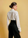 Camicia in pizzo bianco Glans Firenze