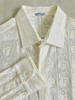 Camicia in pizzo bianco Glans Firenze
