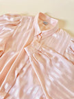 Camicia in raso Jacquard rosa pastello “Primavera Firenze”