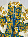 Camicia in seta fantasia Hermes
