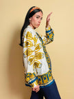Camicia in seta fantasia Hermes